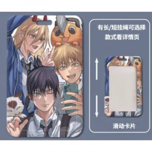 КартХолдер №0014 "Человек-Бензопила" Пауэр/Дэндзи/Почита/Хаякава 6,9 x 11,1 см