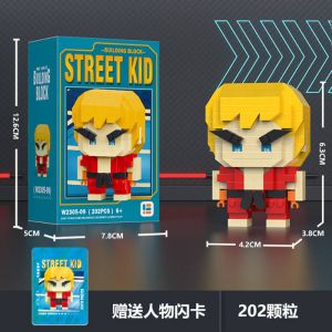 Конструктор Уличный боец Кен (202 блока, 6,3 на 4,2 см)