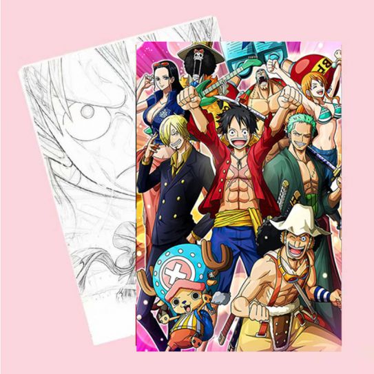 Раскраска Ван Пис (10 листов)