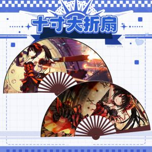 Веер деревянный 60 на 33 см Рандеву с жизнью