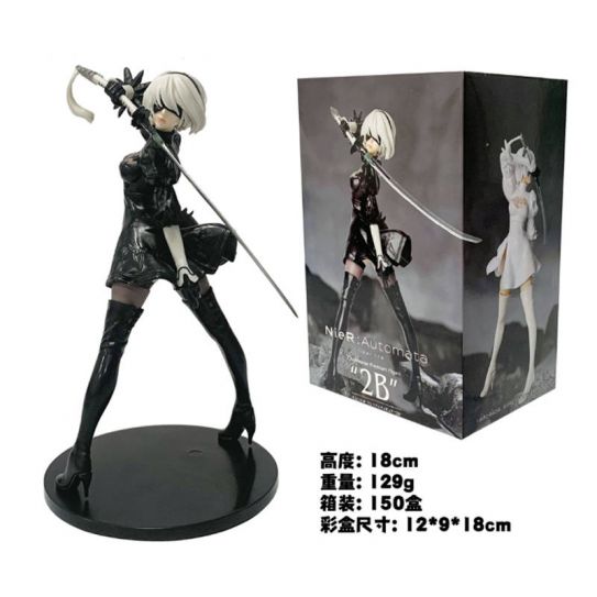 Аниме фигурка Nier Automata Йорха с мечом (цветная коробка)