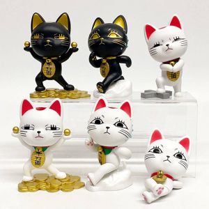 Набор аниме фигурок из 6-ти фигурок ДанДаДан - Турбобабки кошки