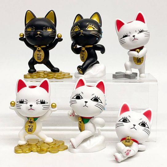 Набор аниме фигурок из 6-ти фигурок ДанДаДан - Турбобабки кошки