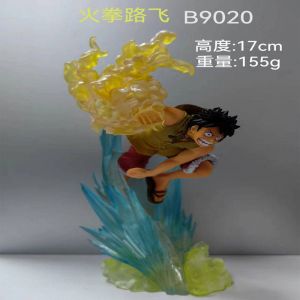 Аниме фигурка Ван Пис - Луффи огненный удар