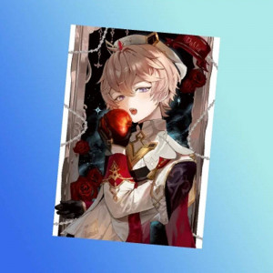 Плакат Аниме А3 №389 Геншин Genshin Impact