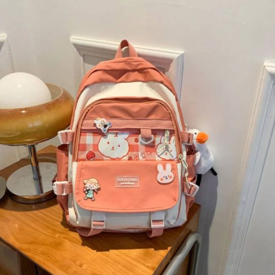 Рюкзак №054 41x37 см Happy Розовый