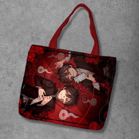 Шопер №010 Ханако-Кун цвет. ручки 30х40см