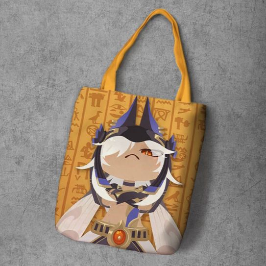 Шопер №018 Геншин Сайно цвет. ручки 30х40см