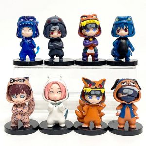 Набор аниме фигурок из 8-ми штук - Молодой шиноби