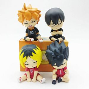 Набор аниме фигурок из 4-х штук - Волейбол - Спящие