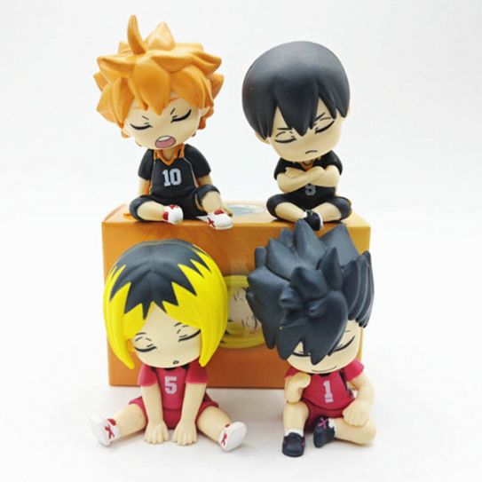 Набор аниме фигурок из 4-х штук - Волейбол - Спящие