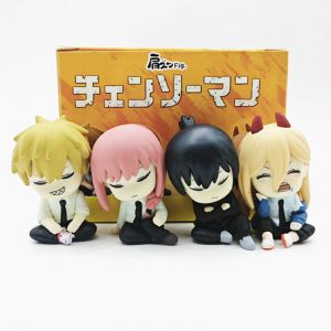 Набор аниме фигурок из 4-х штук - Бензопила - Спящие