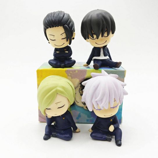 Набор аниме фигурок из 4-х штук - Магическая битва - Спящие