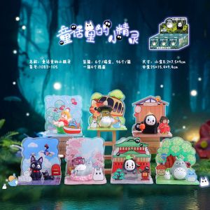 Набор аниме фигурок в таинственных коробках из 6-ти штук Хаяо Миядзаки 8 акриловых фигурах (комплект)