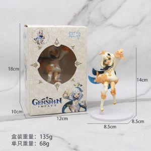 Аниме фигурка Боги инпакт - Паймон танцует 14 см. (цветная коробка)