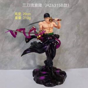 Аниме фигурка Ван Пис - Ророноа Зоро с мечами на подставке 2