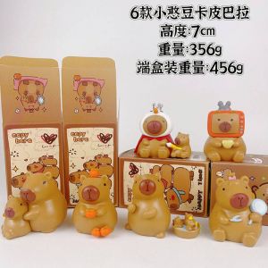 Набор аниме фигурок в таинственных коробках из 6-ти штук - Капибары