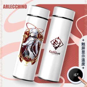Термос с дисплеем на крышке 500 мл Геншин импакт 7 Arlecchino